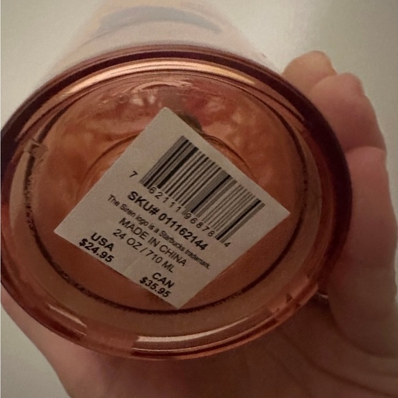 Starbucks Pink and Gold Tumbler - Picture 4 of 4